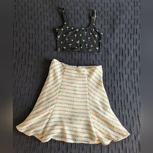 Maeve Sparkle Skater Skirt Sz 2